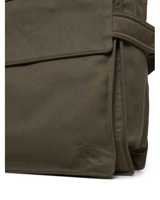 Burberry Green Foldover-Top Trench Shopper Bag for men