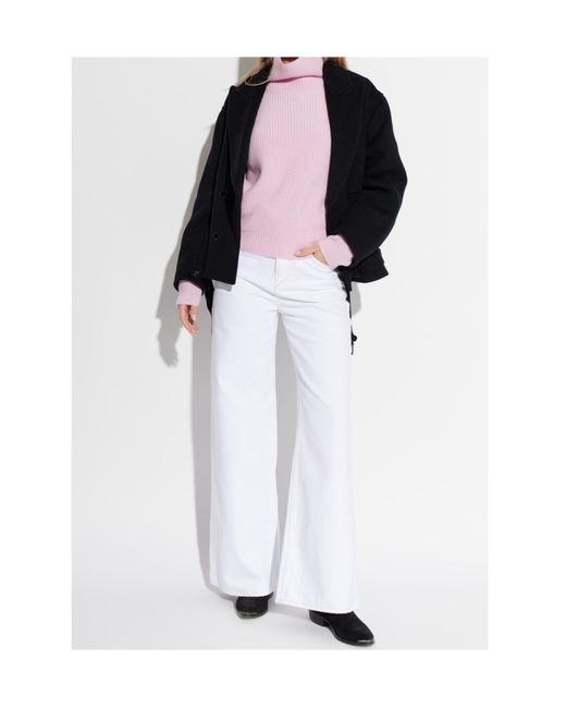 Isabel Marant Pink Brooke Knitted Sweater