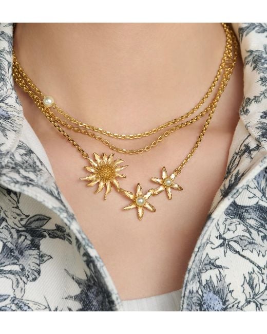 Dior Metallic Chardons Necklace
