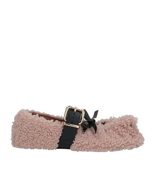 Marni Pink Multi-Color Mary Jane Shoes