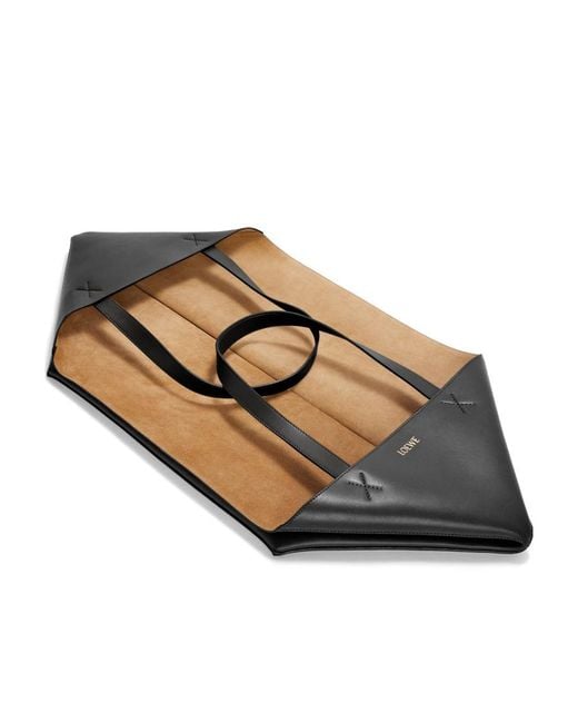 Loewe Black Xxl Puzzle Fold Tote Bag for men