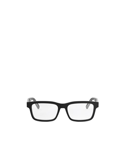 Dior White Eyewear Botanicao S4I Rectangle Frame Glasses for men