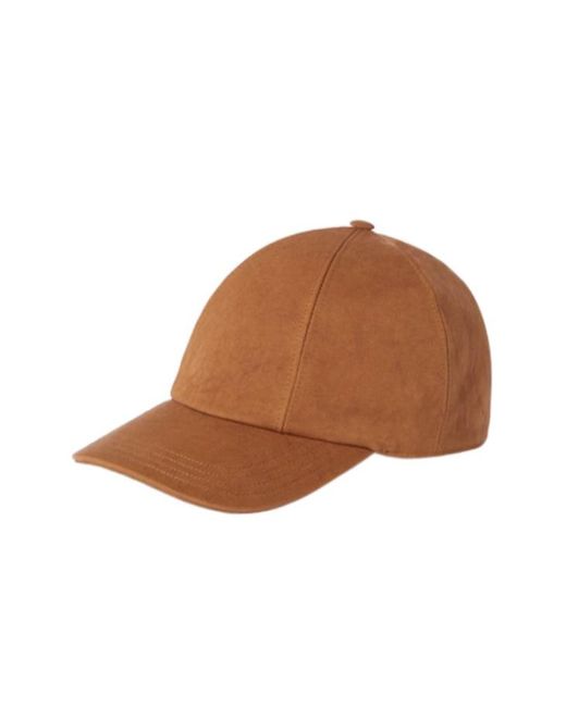 Gucci Brown Casquette En Tissu Avec Broderie for men