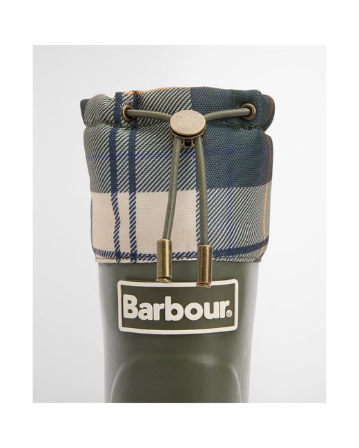 Barbour Green Mowbray Mid Mid-Height Waterproof Wellies