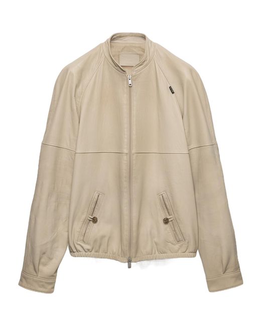 Prada Natural Nappa Leather Jacket for men