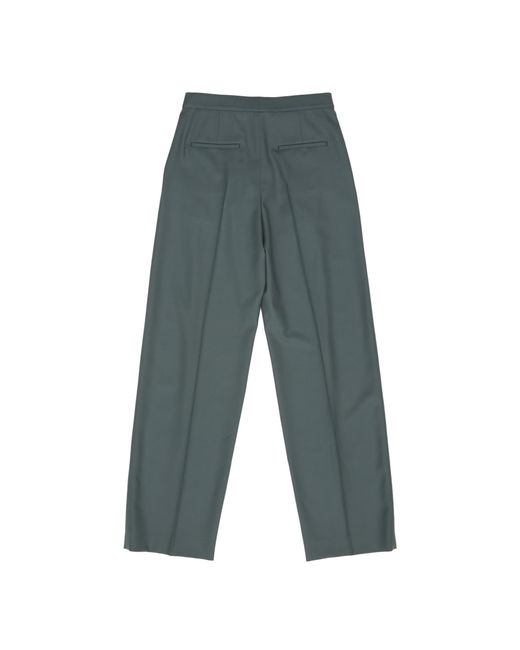 Chloé Gray Chloé Pleat Tailored Trousers