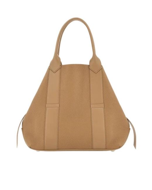 Hogan Natural Script Medium Shopping Bag