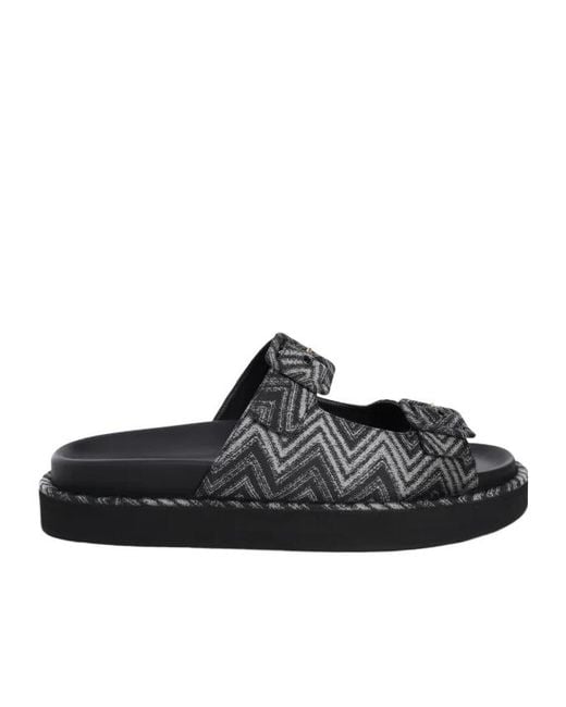 Missoni Black Zigzag Clea Sandals for men