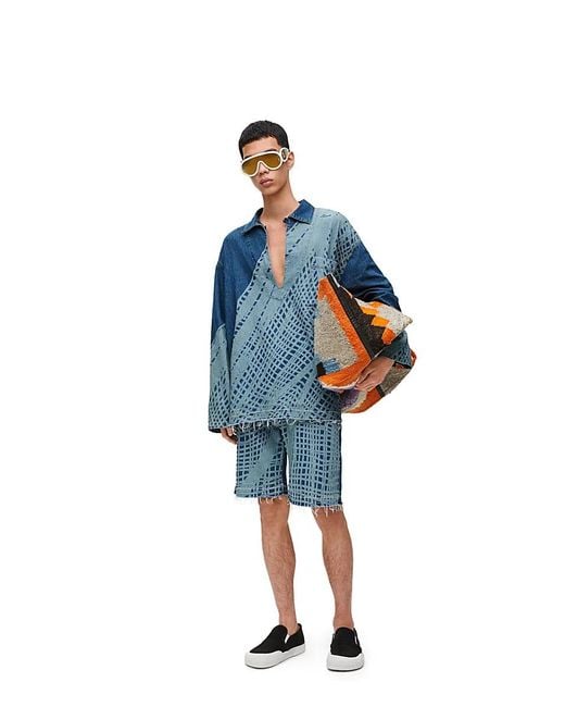 Loewe Blue Shorts for men