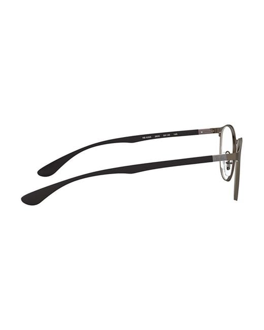 Ray-Ban White Round Frame Glasses for men