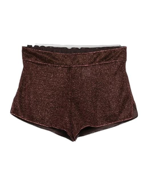 Oseree Brown Oséree Lumière Tailored Shorts