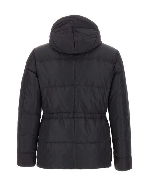 Peuterey Black Long-Sleeved Down Jacket for men