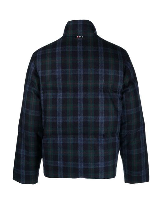 Thom Browne Blue Reversible Zip-Up Jacket for men