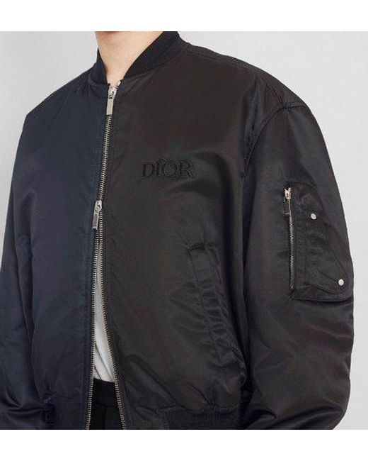 Dior Blue And Judy Blame Bomber Jacket for men