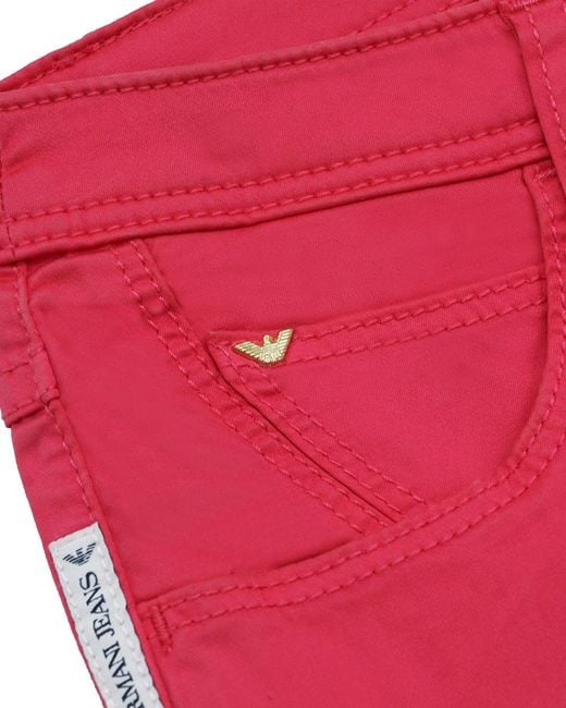 Armani Jeans Red Logo Jeans