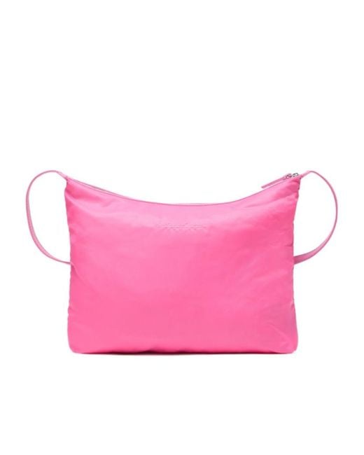 MM6 by Maison Margiela Pink Numeric Crossbody Shoulder Bag for men