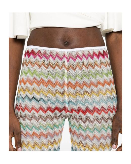 Missoni White Zigzag Trousers