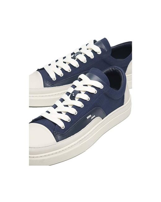 Filling Pieces Blue Lace-Up Sneakers for men