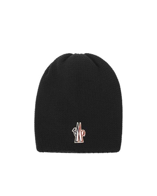 Moncler Black Wool Beanie