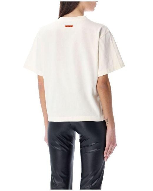 Heron Preston White Logo-Print Short-Sleeved T-Shirt
