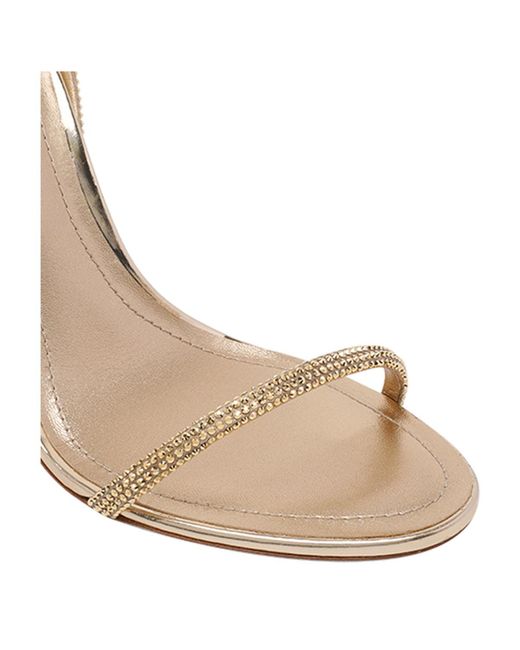 Rene Caovilla White René Caovilla Embellished Heeled Sandals