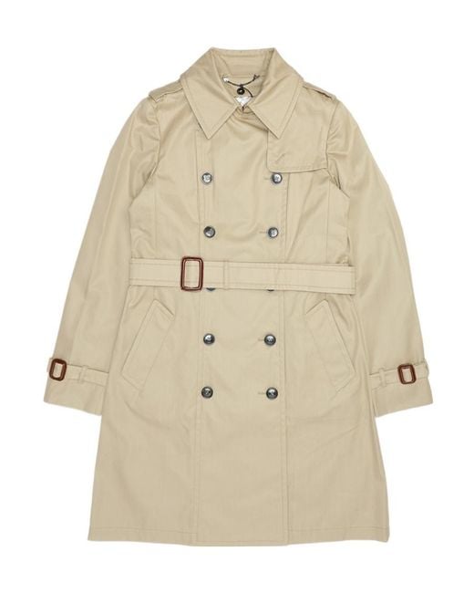 Weekend by Maxmara Natural Double-Breasted Trench Coat
