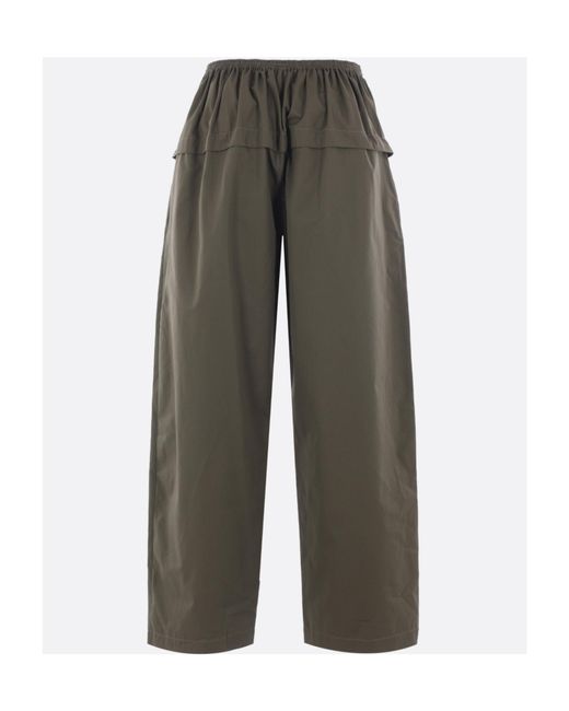 Alaïa Gray Elasticated-Waist Trousers