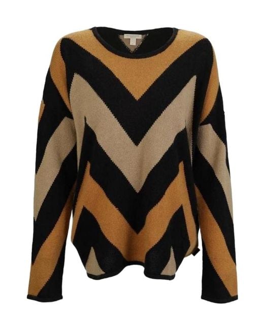 Burberry Black Round-Neck Long-Sleeved Pullover