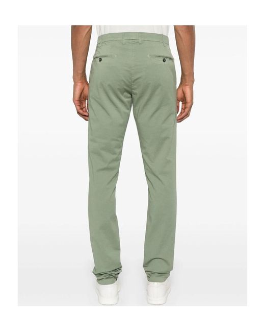 Canali Green Belt Loops Slacks for men