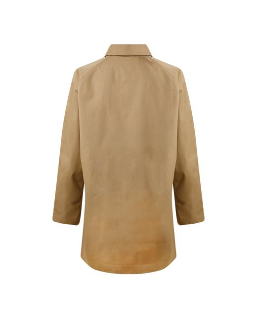 Barbour Natural Single-Breasted Mid-Length Utility Jacket for men