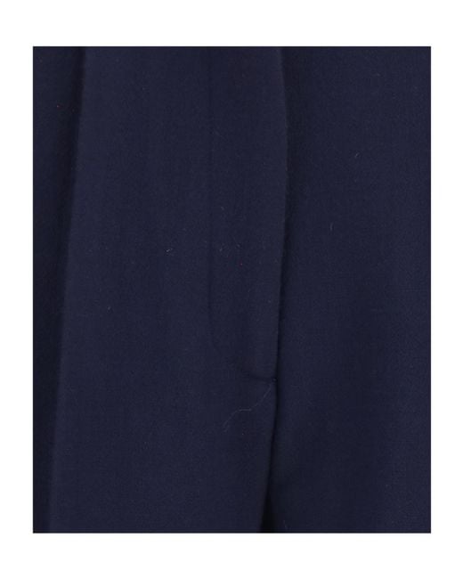 Blazé Milano Blue Straight-Leg Casual Trousers