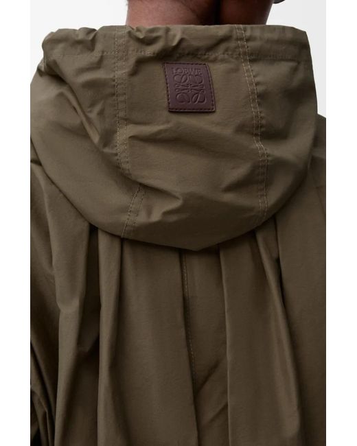 Loewe Brown Hooded Jacket