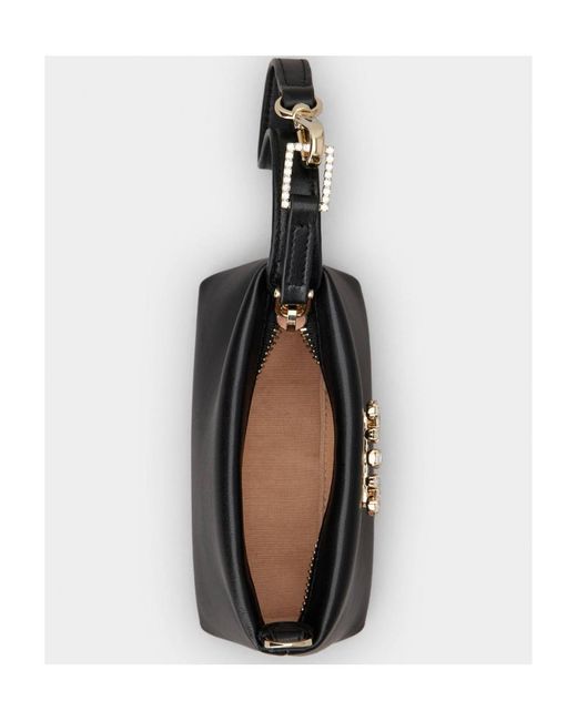 Roger Vivier Rv Nightlily Buckle Embellished Shouder Bag in