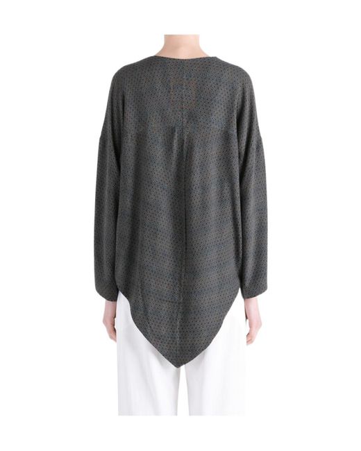 Uma Wang Gray Button Cardigan
