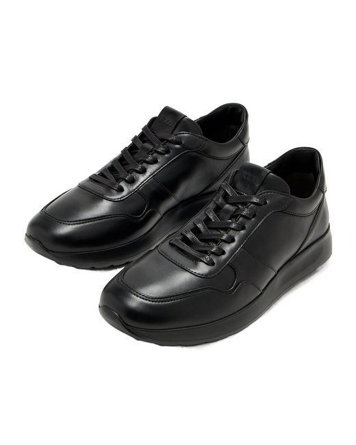Tod's Black Round-Toe Low-Top Sneakers for men