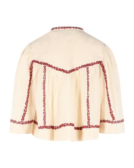 Isabel Marant Pink 'Juline' And Cotton Blouse