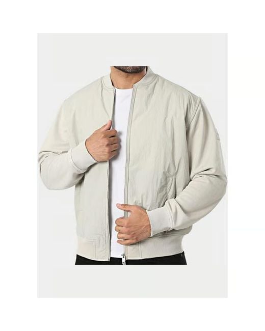 Boss White Long-Sleeved Casual Jacket for men