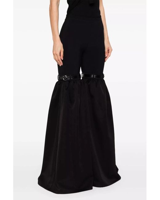 Coperni Black Elastic Waist Casual Pants