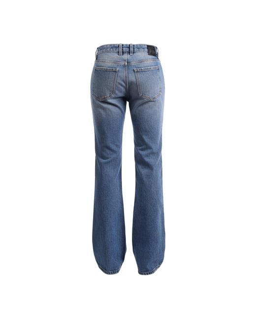 Off-White c/o Virgil Abloh Blue Slim-Fit Flared Jeans