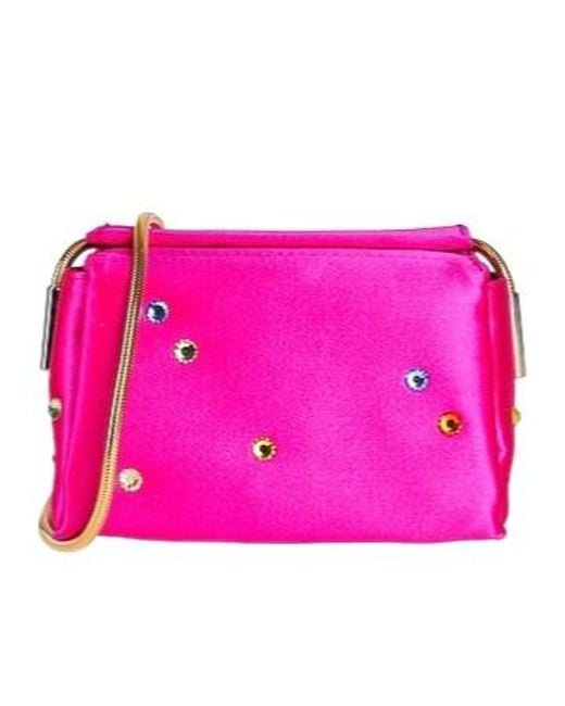 Marni Pink Suede Mini Bag