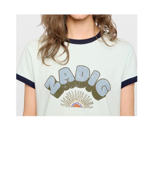 Zadig & Voltaire Multicolor Walk Graphic-Print T-Shirt
