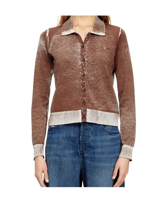 DIESEL Brown M-Loren Cardigan
