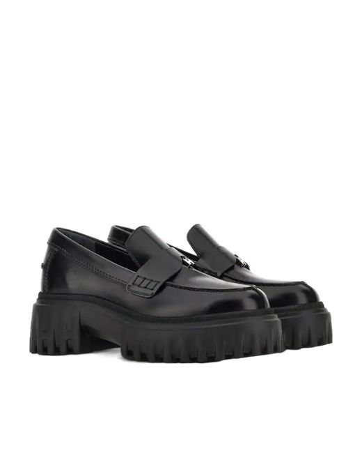 Hogan Black H700 Loafers