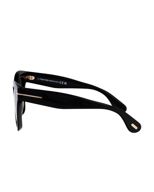 Tom Ford Green Geometric Sunglasses