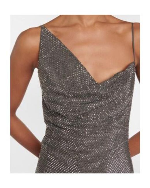 Stella McCartney Multicolor Asymmetric Embellished Maxi Dress