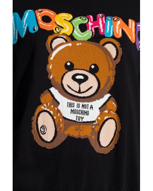 Moschino Blue Logo Sweater