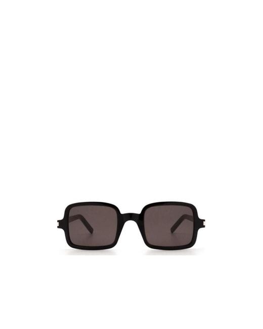 Saint Laurent White Eyewear Square Frame Sunglasses for men