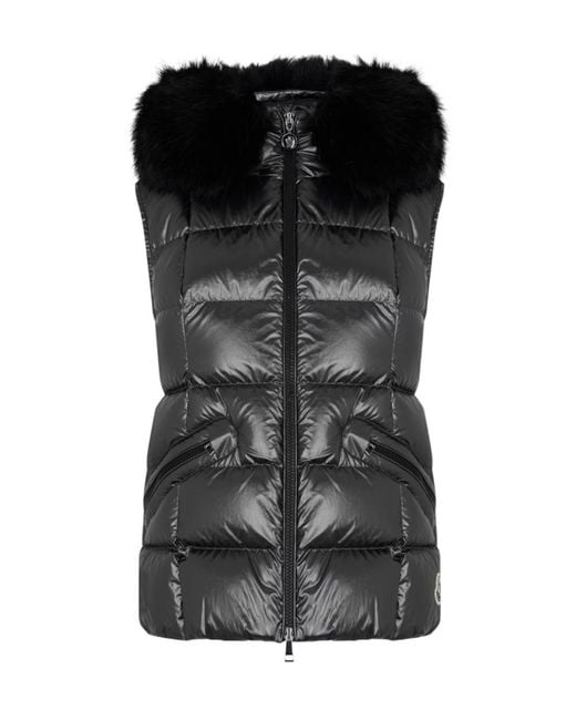 Moncler Black Sleeveless Down Jacket