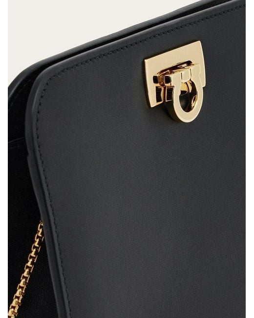 Ferragamo Black Chain Shoulder Bag
