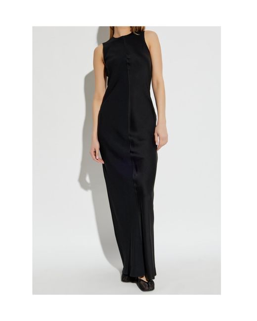 AMI Black Long Straight Dress